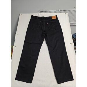 Levis 550 Relaxed Fit Black Jeans Mens Sz 38 x 30 Straight Leg Excellent